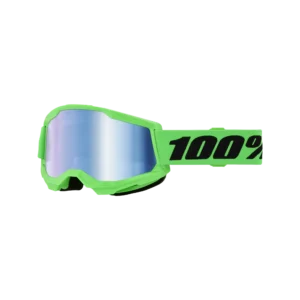 Strata 2 Goggle Neon Green - Blue Mirror  Lens