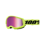 Strata 2 Goggle Neon Yellow - Mirror Pink Lens