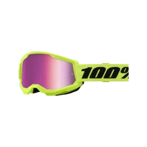 Strata 2 Goggle Neon Yellow - Mirror Pink Lens