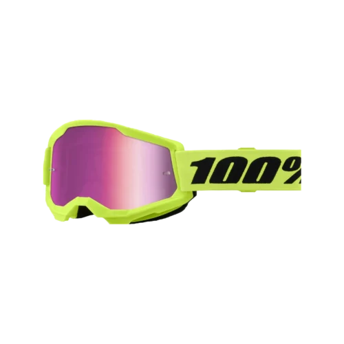 100-strata-2-goggle-neon-yellow-mirror-pink-lens-gelb-schwarz-pink-1 Strata 2 Goggle Neon Yellow - Mirror Pink Lens