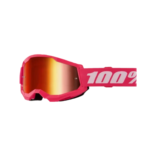 100-strata-2-goggle-pink-mirror-red-lens-rot-pink-fluo-1 Strata 2 Goggle Pink - Mirror Red Lens