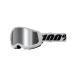 Strata 2 Goggle White - Mirror Silver Lens