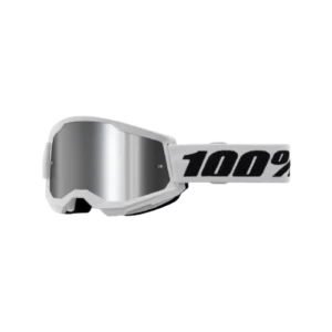 Strata 2 Goggle White - Mirror Silver Lens