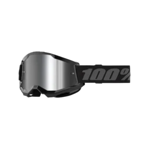 Strata 2 Junior Goggle Black - Mirror Silver Lens