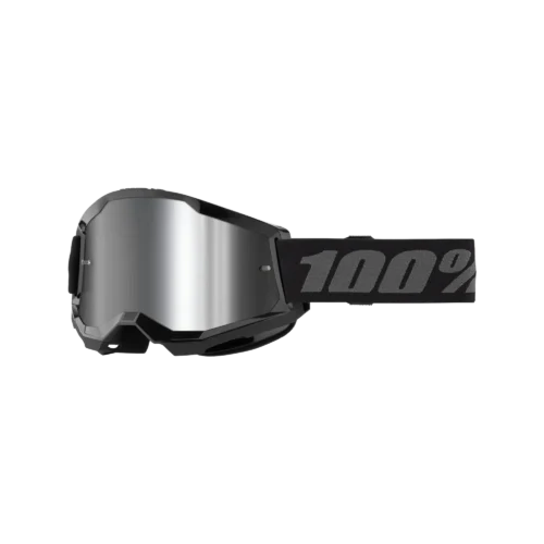 100-strata-2-junior-goggle-black-mirror-silver-lens-schwarz-grau-silber-1 Strata 2 Junior Goggle Black - Mirror Silver Lens