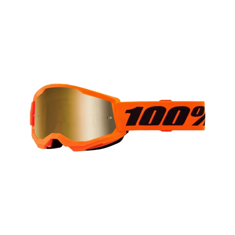 Strata 2 Junior Goggle Neon Orange - Mirror True Gold Lens