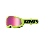 Strata 2 Junior Goggle Neon Yellow - Mirror Pink Lens