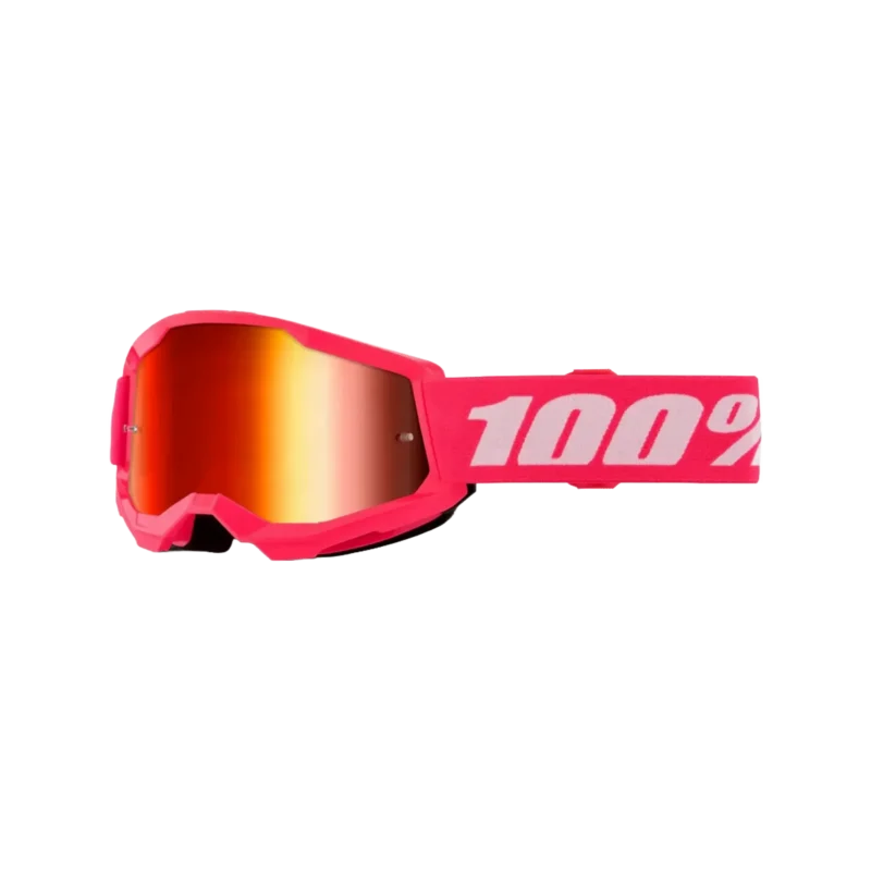 Strata 2 Junior Goggle Pink - Red Mirror  Lens