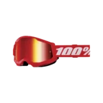 Strata 2 Junior Goggle Red - Mirror Red Lens