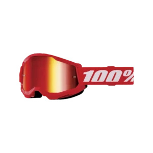 Strata 2 Junior Goggle Red - Mirror Red Lens