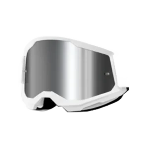 Strata 2 Junior Goggle White - Mirror Silver Lens