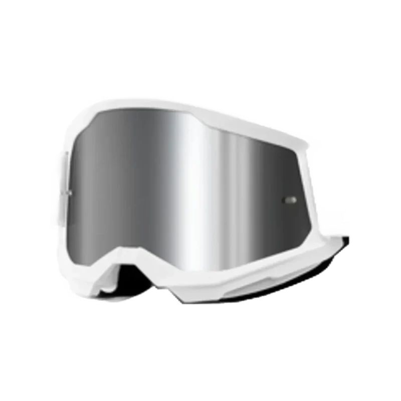 Strata 2 Junior Goggle White - Mirror Silver Lens