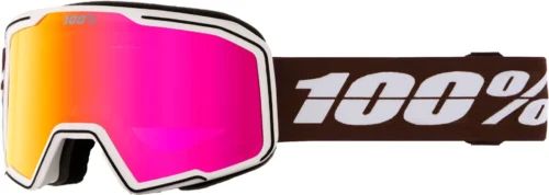 100 valnor goggle white chocolate dark red mirror lens braun weiss dunkelrot 1