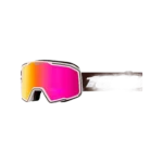 Valnor Goggle White Chocolate - Dark red Mirror Lens
