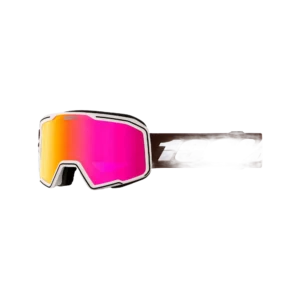 Valnor Goggle White Chocolate - Dark red Mirror Lens