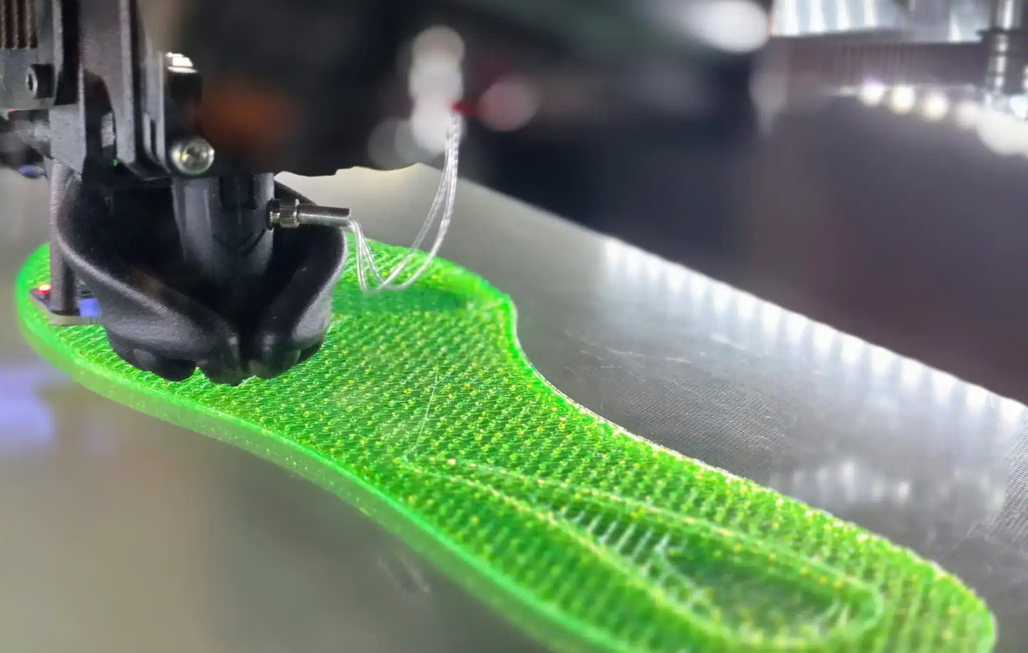 3D-Druck von individuellen Schuheinlagen bei Achermann Sport in Stans