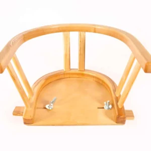Schlittensitzchen Holz mit Sicherheitsgurt