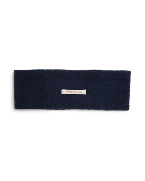 Amundsen boilde headband merino faded navy 1