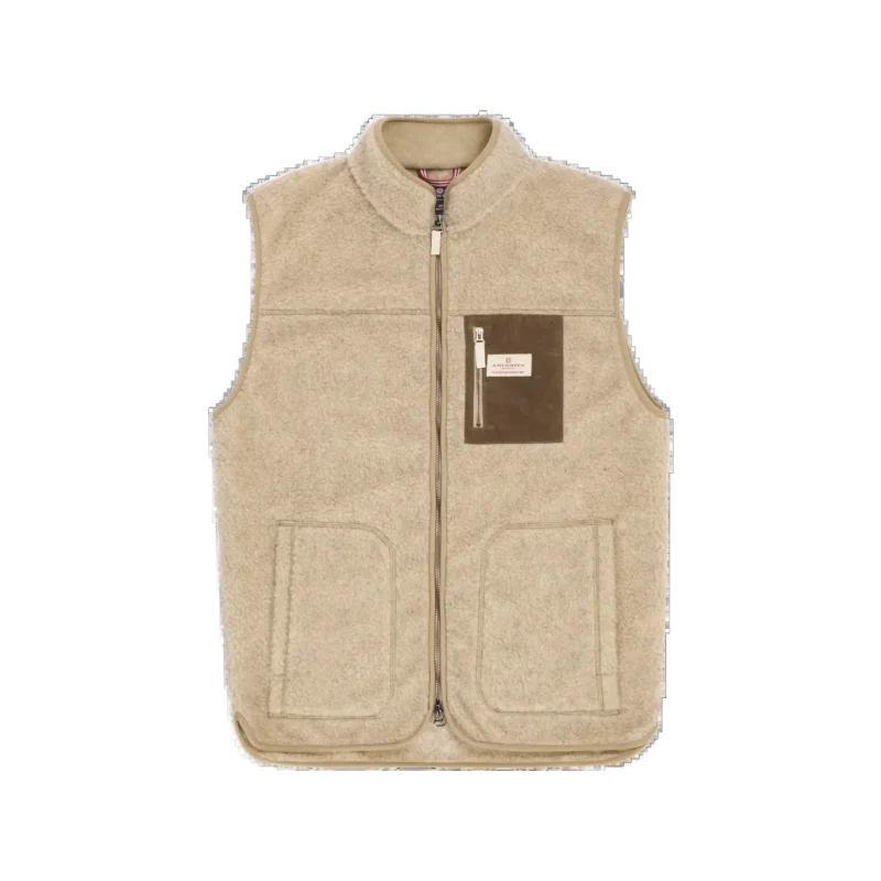 Heroes Wool Fleece Vest Mens