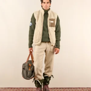 Heroes Wool Fleece Vest Mens