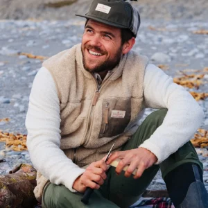 Heroes Wool Fleece Vest Mens