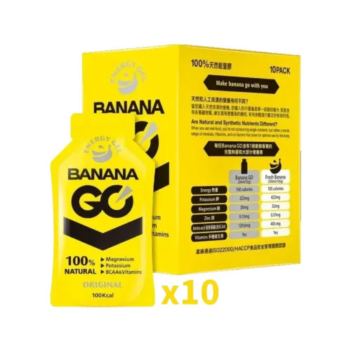 BananaGo Original Energie Gels 10x32g Pack
