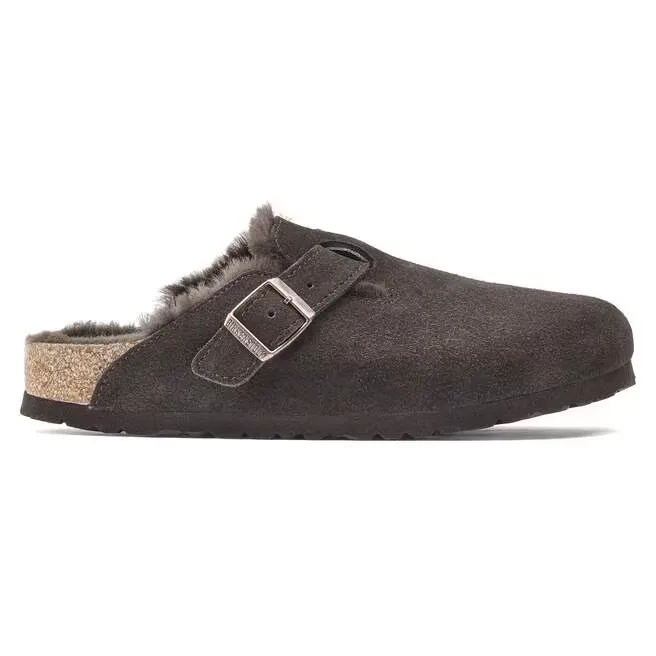 Boston Lammfell - Veloursleder (schmal)