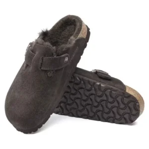 Boston Lammfell - Veloursleder (schmal)