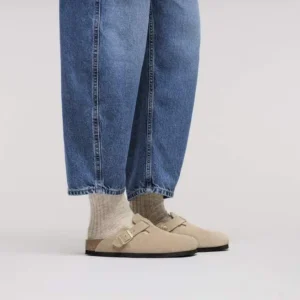 Boston Veloursleder (schmal)