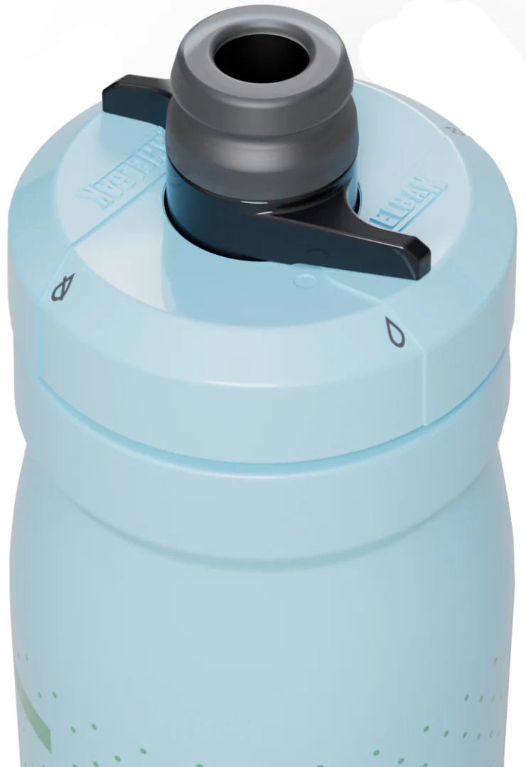 Podium Bottle 0.44l crystal blue