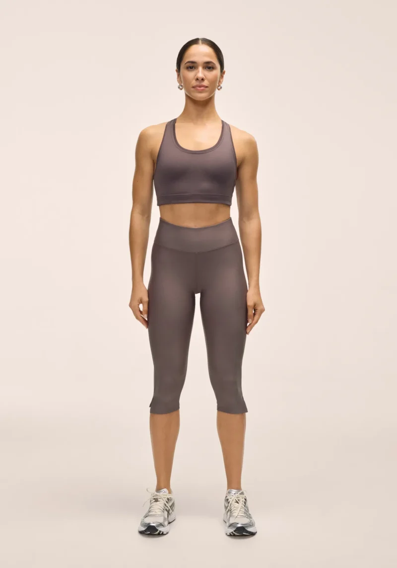 Capri Slit Regular Waist Tights Women