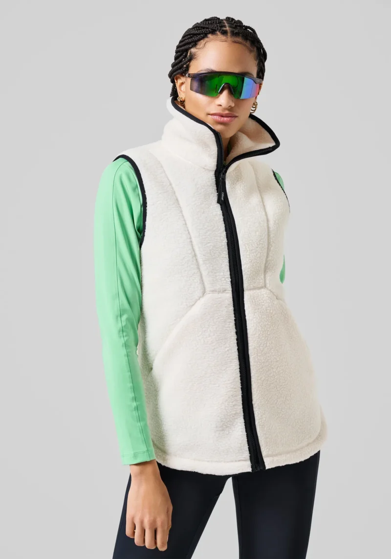 casall-casall-high-collar-pile-vest-women-off-white-2 Casall High Collar Pile Vest Women