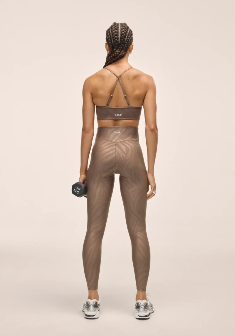 Heat Printed High Waist Tights Women