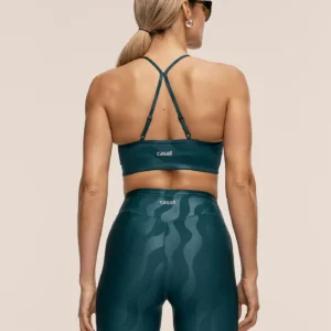 Sleek Strappy Sports Bra Printed Women
