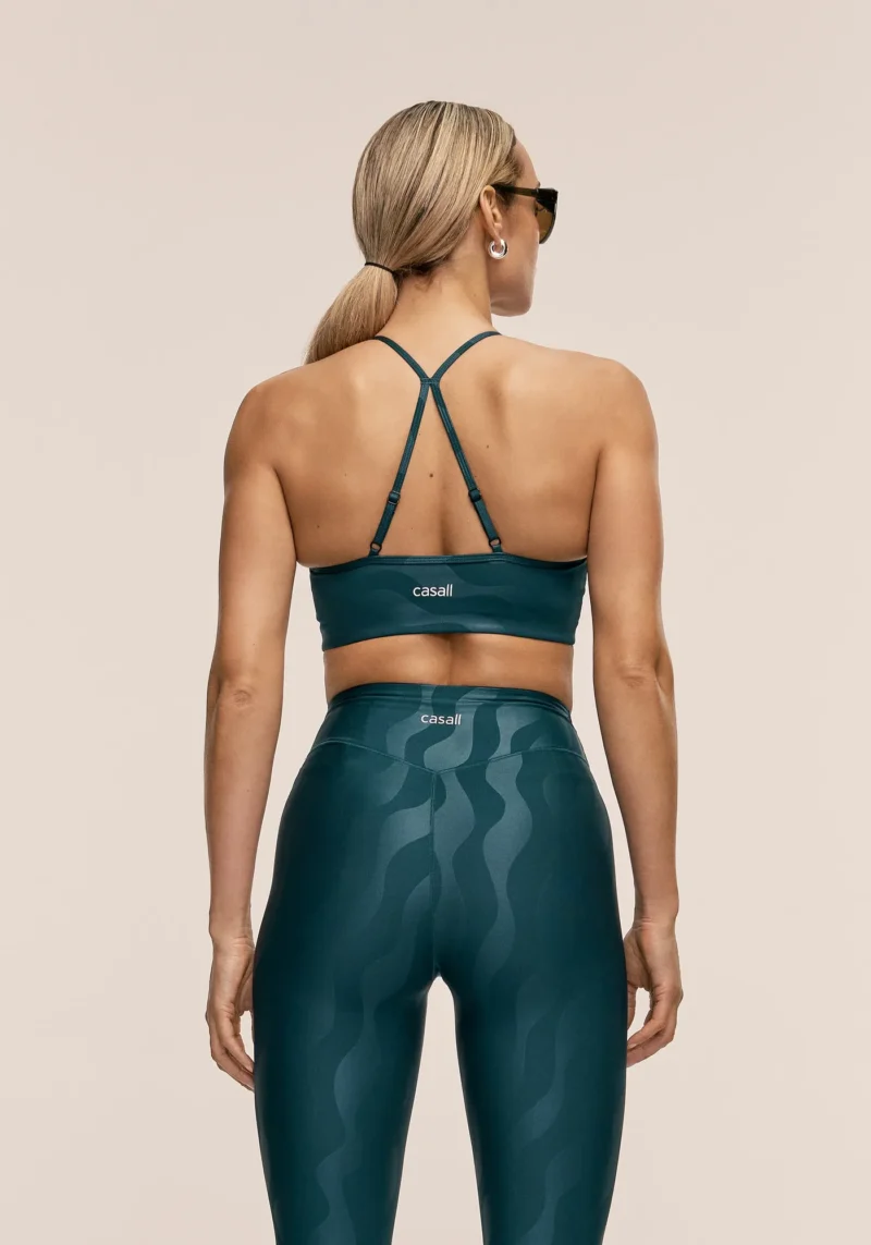 Sleek Strappy Sports Bra Printed Women