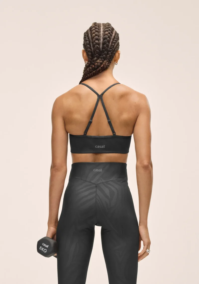 Sleek Strappy Sports Bra Printed Women