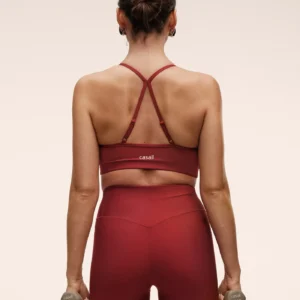 Sleek Strappy Sports Bra Women
