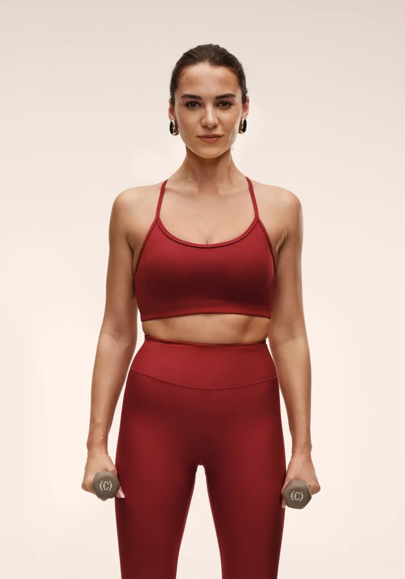 Sleek Strappy Sports Bra Women