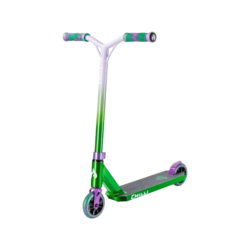 chilli-pro-scooter-jumpstart-s-green-purple-1-1 Chilli pro scooter jumpstart s green purple 1