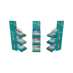 Thekendisplay für 3 Trays leer