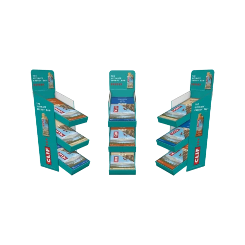Thekendisplay für 3 Trays leer