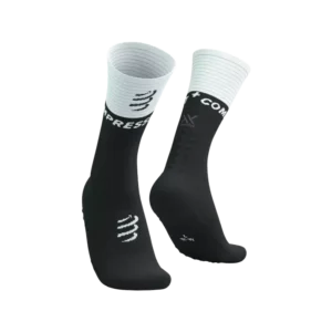Compressport mid compression socks v2 0 black white 1
