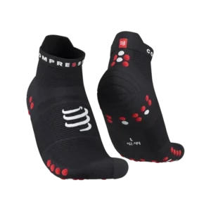 compressport-pro-racing-socks-v4-0-run-low-black-red-1-2 Compressport pro racing socks v4 0 run low black red 1