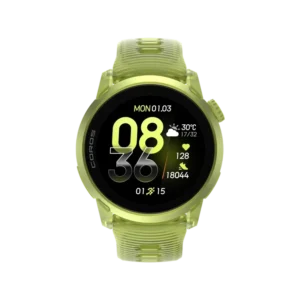 Coros pace 4 aluminium gps uhr neon yellow