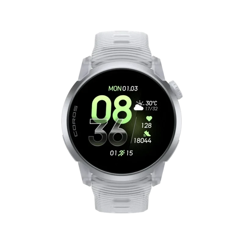 Coros pace 4 aluminium gps uhr white cloud aluminium