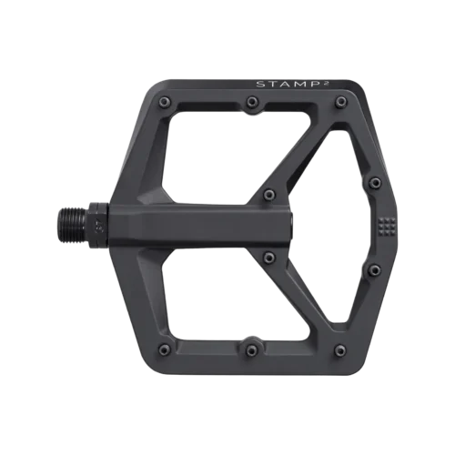 Pedal Stamp 2 large schwarz alu