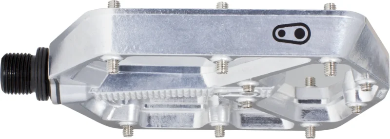 Pedal Stamp 7 large polish silver