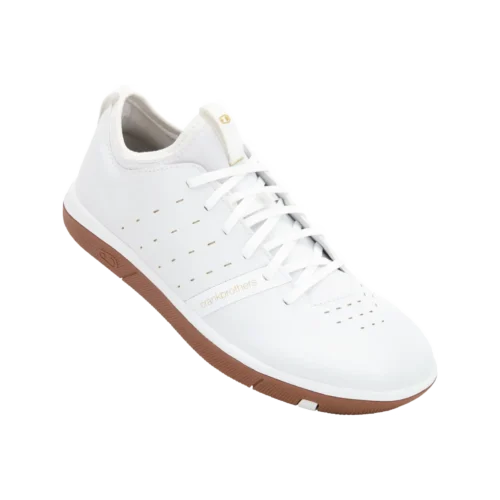 Schuhe Stamp Street Lace weiss-gold