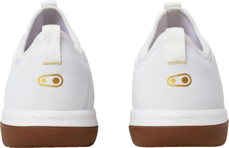 Schuhe Stamp Street Lace weiss-gold
