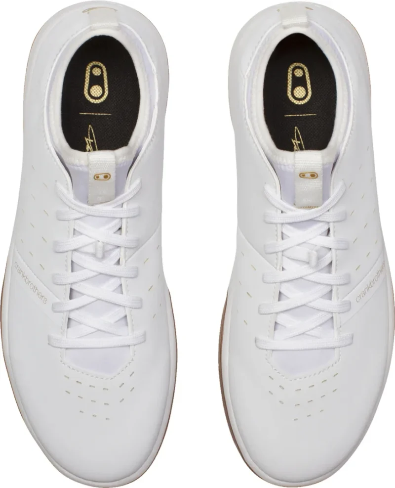 Schuhe Stamp Street Lace weiss-gold